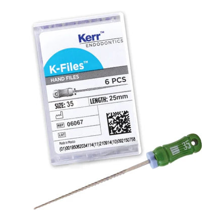 Kerr K-Files 25mm Stainless Steel Files Kerr K-Files 25mm Stainless Steel Files